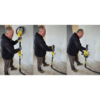 Ponceuse à plâtre SFMEE500S-QS 750 W disque 225 mm vitesse 1700 tr/min avec sac de rangement et abrasif maille 120G