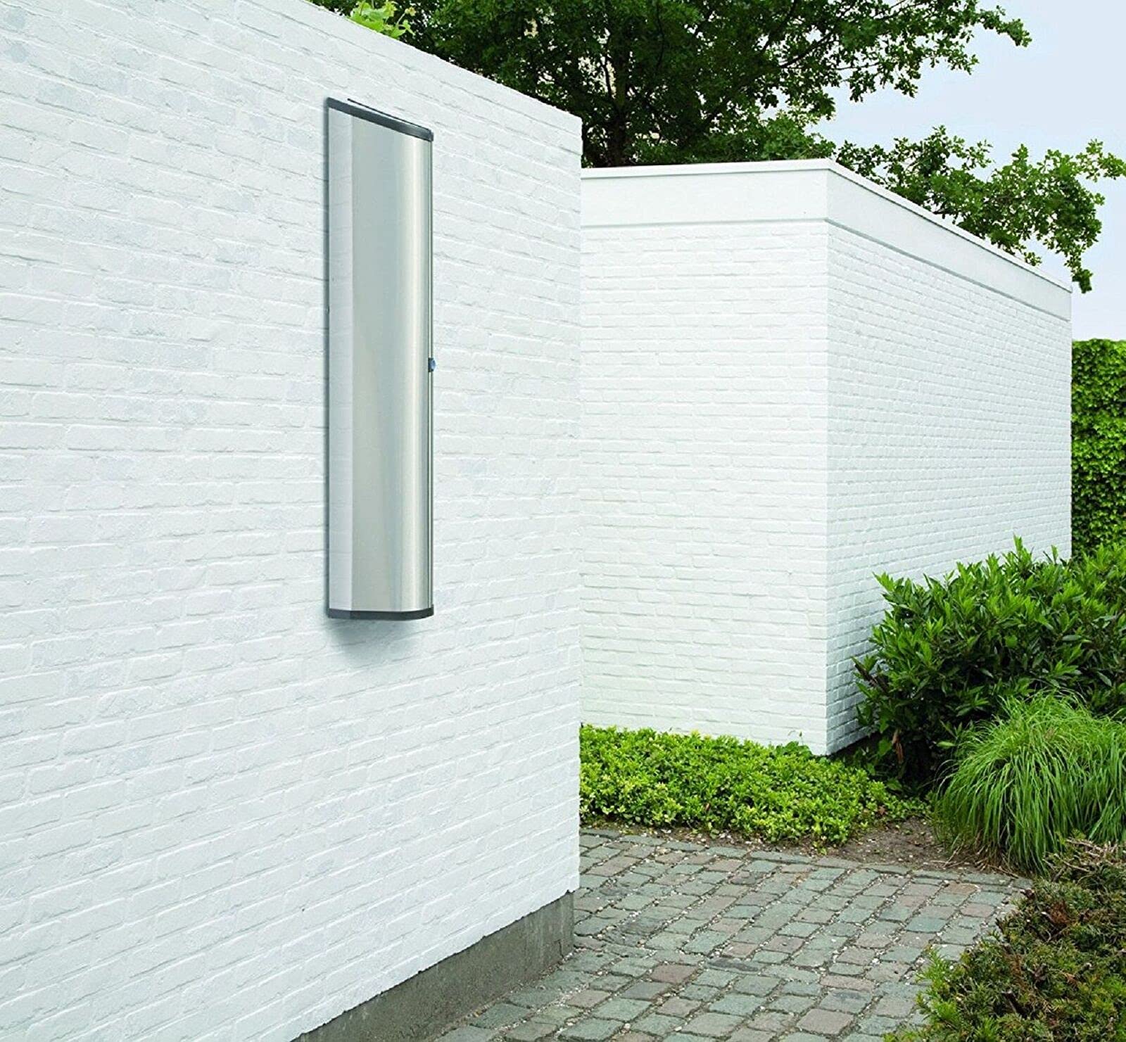 Séchoir mural pliable WallFix 475924 24 m de corde à linge charge maximale 20 kg avec boîte de protection