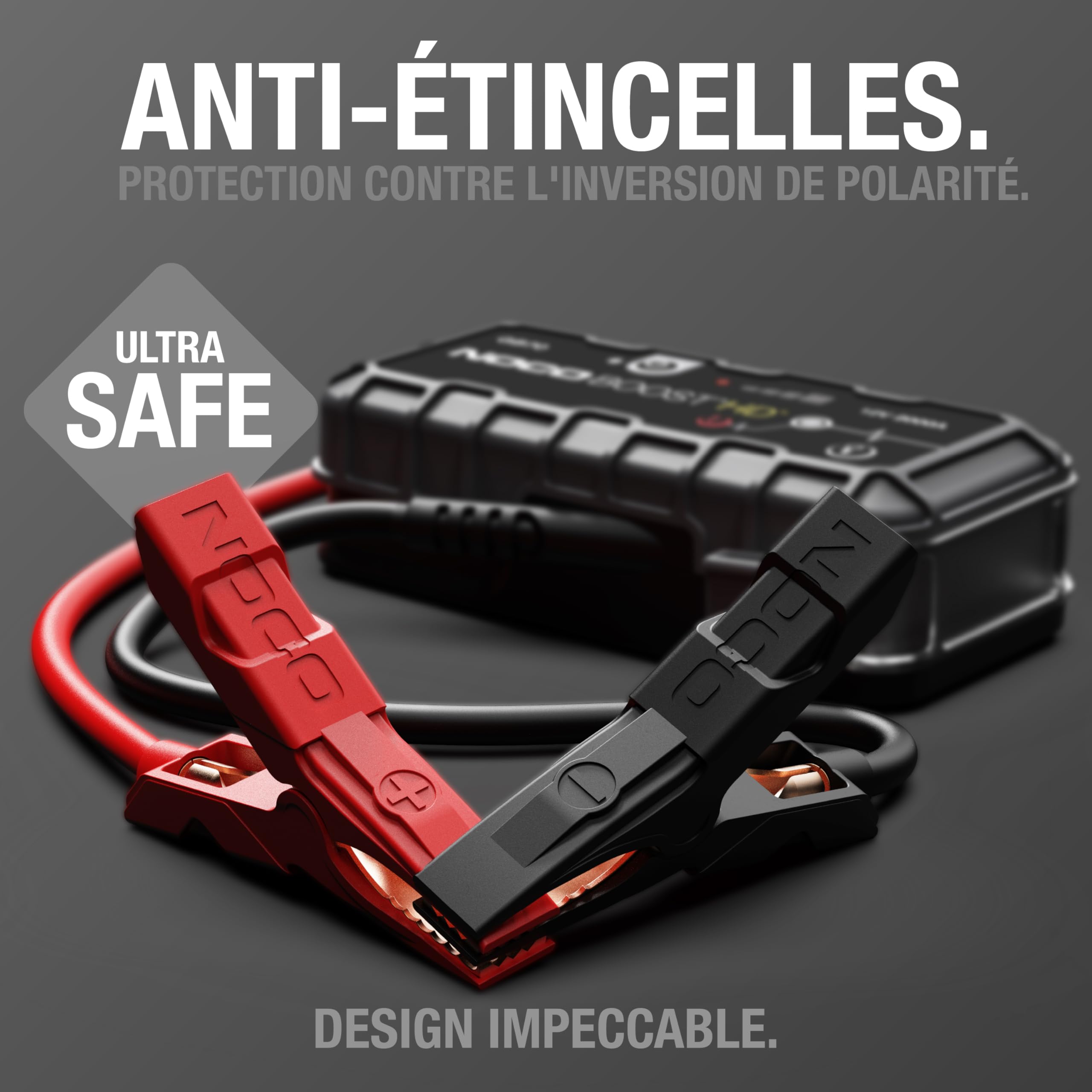 Booster de batterie lithium GB70 12V 2000A avec powerbank USB pour moteurs essence 8L et diesel 6L
