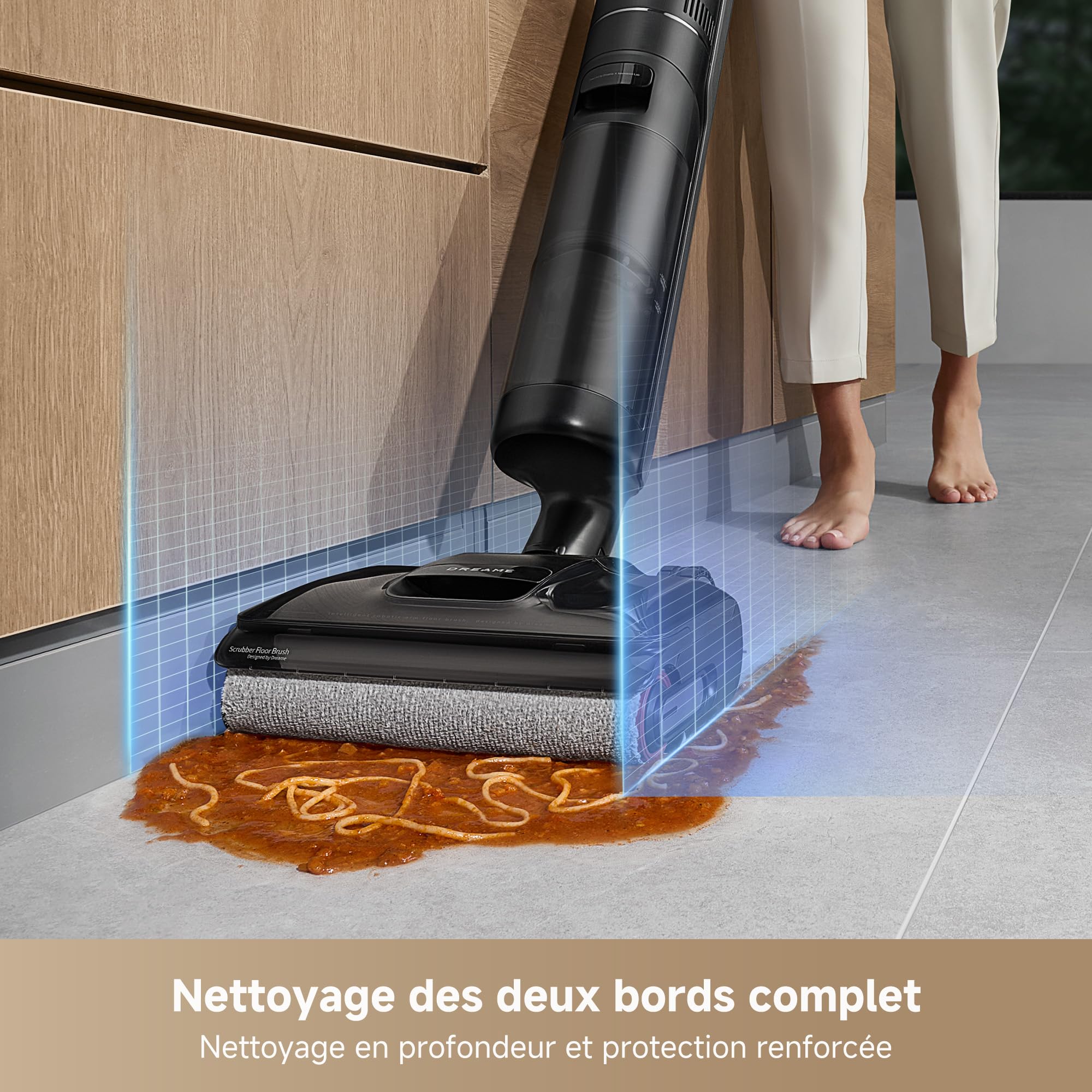 Aspirateur Laveur Sans Fil H12 Pro FlexReach 180° Aspiration 18000 Pa Séchage 5 Min 50 Min