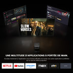 Mini vidéoprojecteur Q5 1080P Full HD compatible 4K WiFi 6 Bluetooth 5.2 autofocus correction trapézoïdale 6D support rotatif 360°