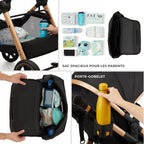Poussette bébé 3 en 1 ESME avec siège auto Mink Pro i-Size nacelle pliable nouveau-né jusqu'à 25 kg