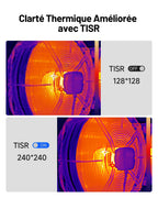Caméra Thermique Infrarouge TC004 Mini 240x240 Résolution IR Autonomie 15H
