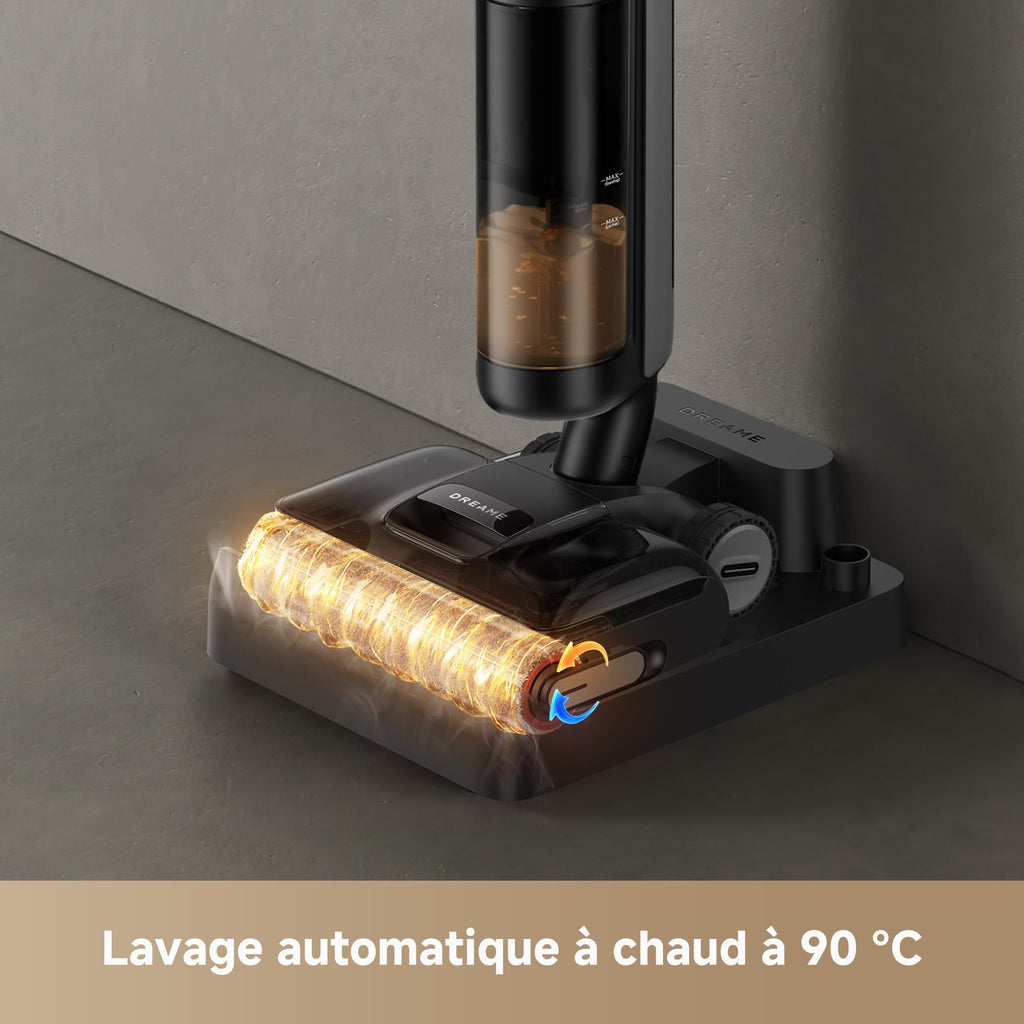 Aspirateur Laveur Sans Fil H12 Pro FlexReach 180° Aspiration 18000 Pa Séchage 5 Min 50 Min