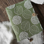 Carnet de notes en tissu brodé A5 A6, feuilles mobiles reliées par fil, journal littéraire, agenda de voyage