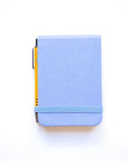 Carnet de poche vertical 11 x 7,5 cm avec stylo à bille assorti, couverture souple, 96 feuilles