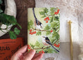Carnet de notes A6 - Mésange à longue queue - Papier recyclé, couverture épaisse, 60 pages