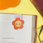 Marque-page magnétique à motif floral rigolo - 5 x 4 cm (2 x 1,6 pouces)