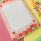 Bloc-notes Tulipes à feuilles détachables - 14,2 x 9,4 cm, 40 feuilles