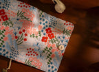 Carnet de notes brodé floral A5 A6 – Papier de haute qualité, couverture en tissu brodé