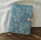 Carnet de notes en tissu brodé à la main A5 A6