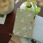 Carnet de notes brodé en tissu d'ange, A5 A6, feuilles mobiles ou relié fil