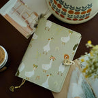 Carnet de notes brodé en tissu d'ange, A5 A6, feuilles mobiles ou relié fil