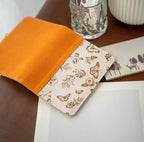 Carnet de notes A6 A5 vintage, journal à couverture rigide en tissu brodé, insert remplaçable, papillon, reliure anneaux