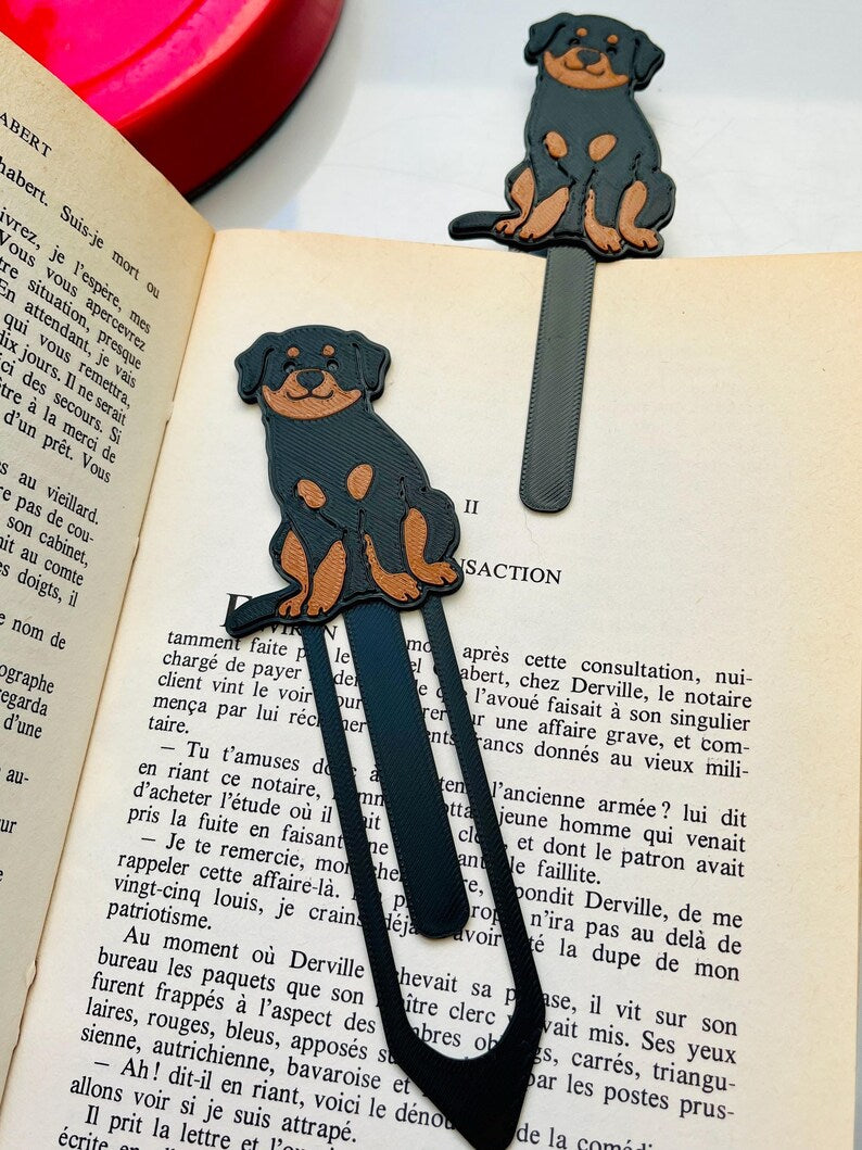 Lot de Marque-pages Grands Chiens | 140mm x 40mm x 3mm