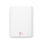 Cahier à spirale motif tasse à café rose, 128 pages lignées 90g, carnet de notes quotidien