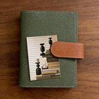 Carnet de notes A7 en cuir souple, rechargeable, bloc-notes de poche portable, 14x11 cm