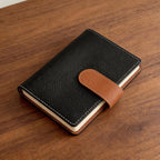 Carnet de notes A7 en cuir souple, rechargeable, bloc-notes de poche portable, 14x11 cm