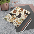 Cahier ligné vintage avec illustration de chiens, journal à spirales, cadeau pour amoureux des chiens