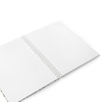 Cahier à spirales géométriques bleu marine, décoration de bureau moderne